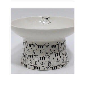 Puppy Pedestal Pet Pals Cat  Bowl